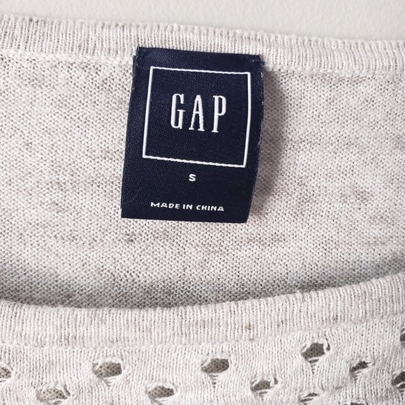 Gap lightweight Gray crew neck sweater - Picture 3 of 3